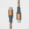 Heyday Lightning to USB-C Braided Cable-Expressive Geo