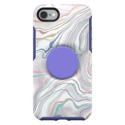 OtterBox Apple iPhone SE (2nd gen)/8/7 Otter + Pop Symmetry Case (with PopTop) - What A Gem 