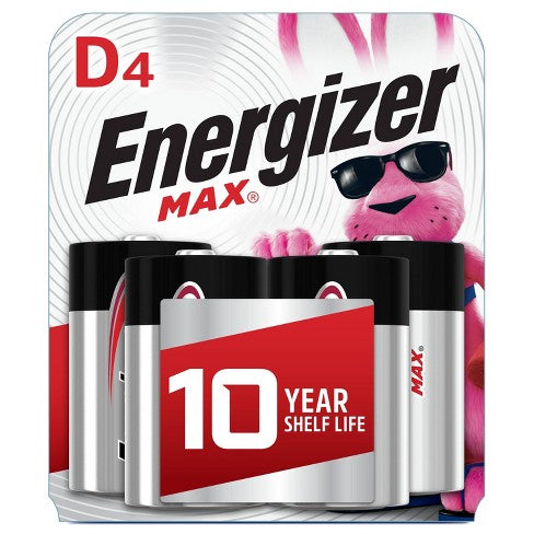 Energizer MAX D-4 HM/FOS/SPIN/OP/RR