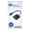 Philips HDMI to VGA Adapter - Black