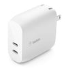 Belkin Boost Charge (20W) Dual USB-C with (40W) Stand Alone Wall Charger-White