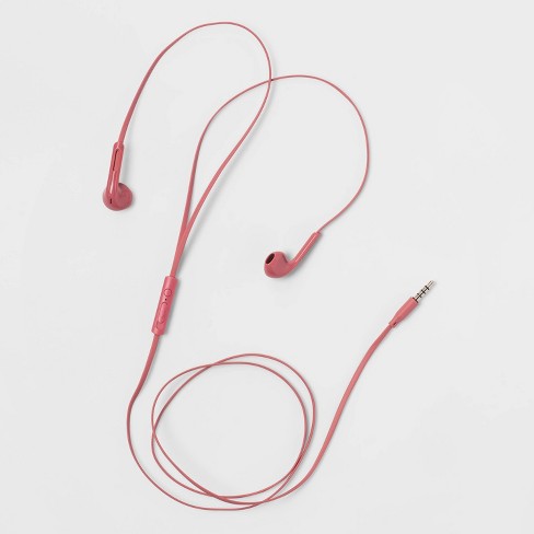 heyday™ Wired Earbuds - Dusty Pink