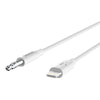 Belkin 6' Lightning to 3.5mm Aux Audio Cable - White