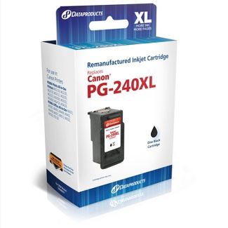 Black XL High Yield Single Ink Cartridge - Compatible with PG-240XL Ink Series (5206B) - Dataproducts