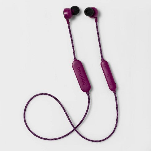 heyday Wireless Bluetooth Earbuds - Purple