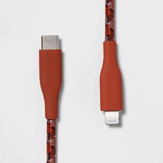 heyday Lightning to USB-C Braided Cable-Rose Pink