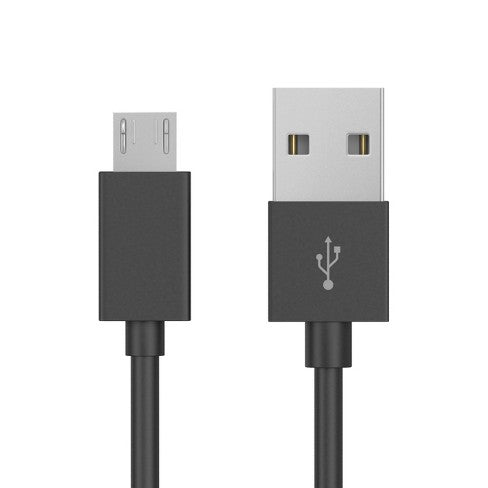 Just Wireless 4' Micro USB Cable - Black
