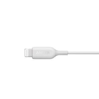 Anker 3' PowerLine Lightning to 3.5mm Audio Aux Adapter - White