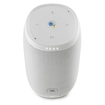 JBL Link 10 Portable Bluetooth Speaker with Google Assistant Built-in - White