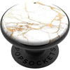 PopSockets Gloss PopMirror Cell Phone Grip & Stand (with Flip Compact) - Stone Marble