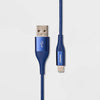 heyday™ 4' Lightning to USB-A Round Cable - Northern Lights