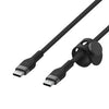 Belkin BoostCharge Pro Flex USB-C Cable with USB-C Connector Cable + Strap