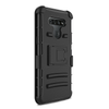 LG Aristo 5 Soft Grip Rubber Cover Case - BLACK