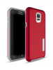 Galaxy S5 Innovative Hybrid Design Dual Pro Case- Red