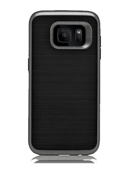 Samsung Galaxy S8 PLUS Brushed hybrid Armor Protective Case Cover - Grey
