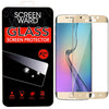 Galaxy S7 Edge Tempered Glass (GOLD) (Case Friendly/3D Curved/1 Pc)