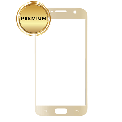 Galaxy S7 EdgeFront Glass (GOLD) NEW