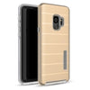 Galaxy S9 Innovative Hybrid Design Dual Pro Case- Gold