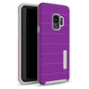 Galaxy S9 Innovative Hybrid Design Dual Pro Case- Purple