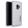 Galaxy S9 Innovative Hybrid Design Dual Pro Case- Silver