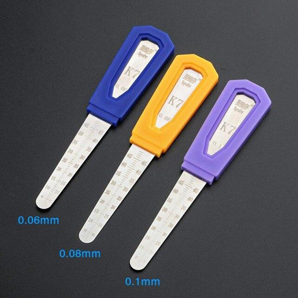 Spahr 0.06/0.08/0.1MM Stainless Steel Ruler Hand Tool for Mobile Phone Dissasembly