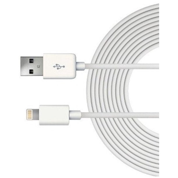 Just Wireless 6ft Lightning to USB-A Cable - White