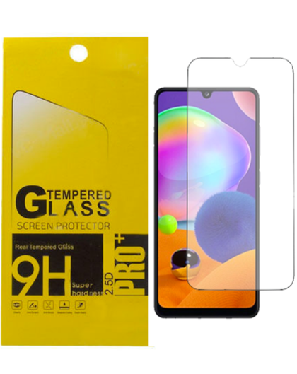 Galaxy A31 (A315) Clear Tempered Glass (Case Friendly/2.5D/1 Pcs)