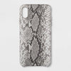 Heyday Apple iPhone XS Max Print Case Snakeskin Pattern Gray