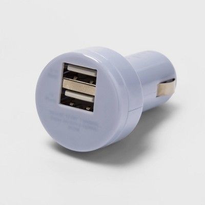 heyday™ 2-Port USB Car Charger - Whimsical Blue