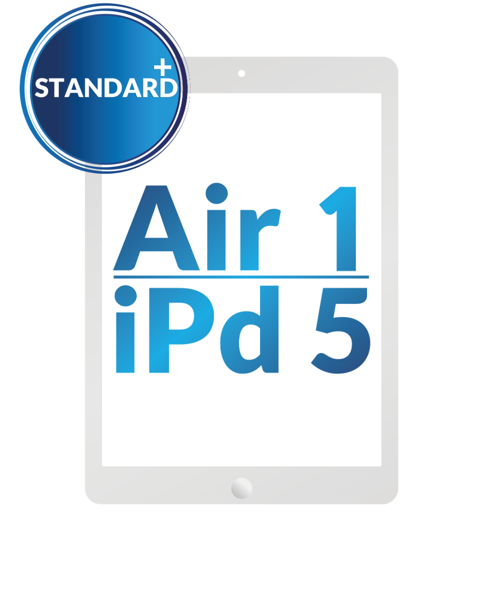 Standard+ iPad 5 (2017) / Air 1 Digitizer Assembly (Air 1 Home Button Pre-Installed) (WHITE)