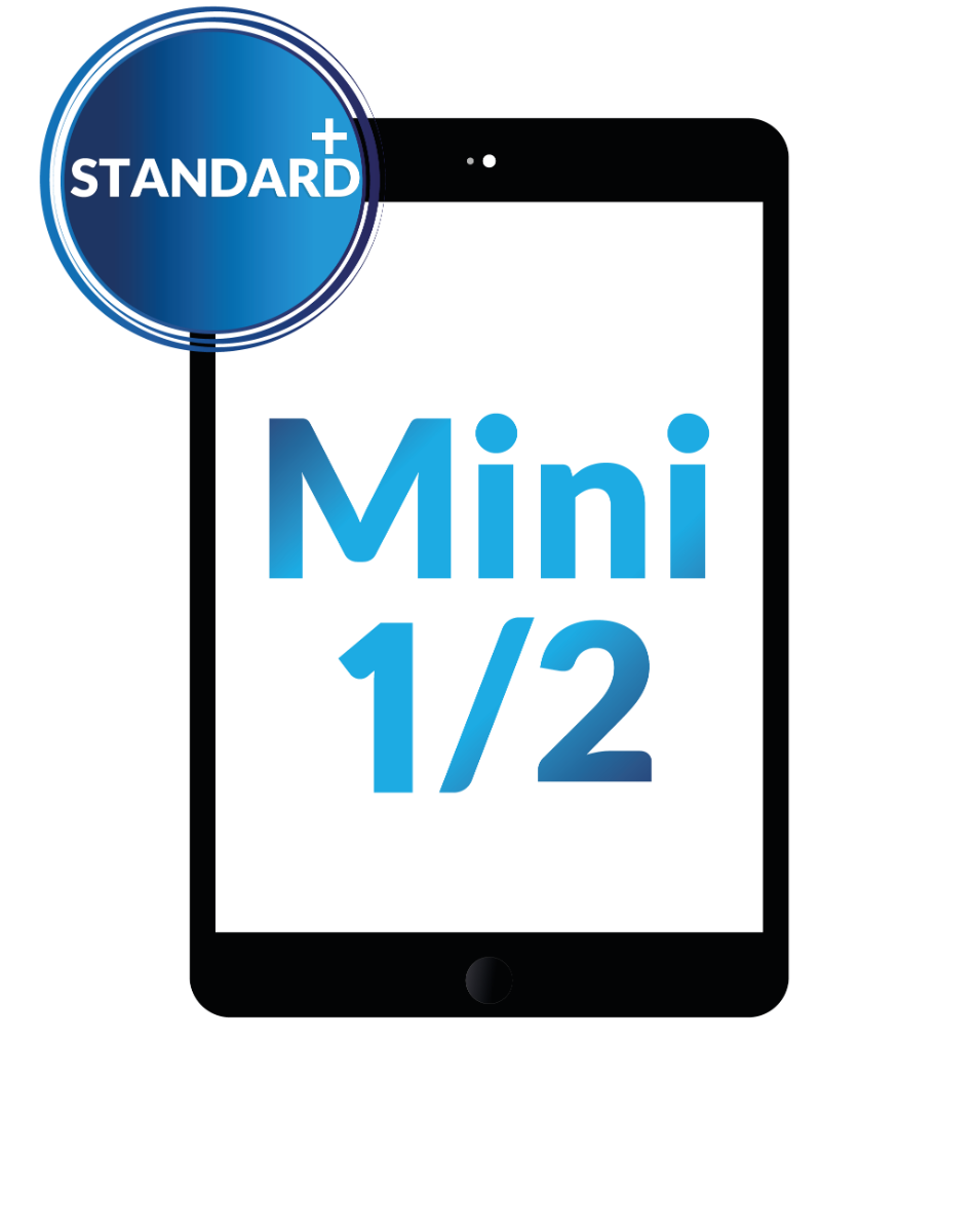 Standard+ iPad Mini 1 / Mini 2 Digitizer Assembly (Home Button and IC Chip Pre-Installed) (BLACK)