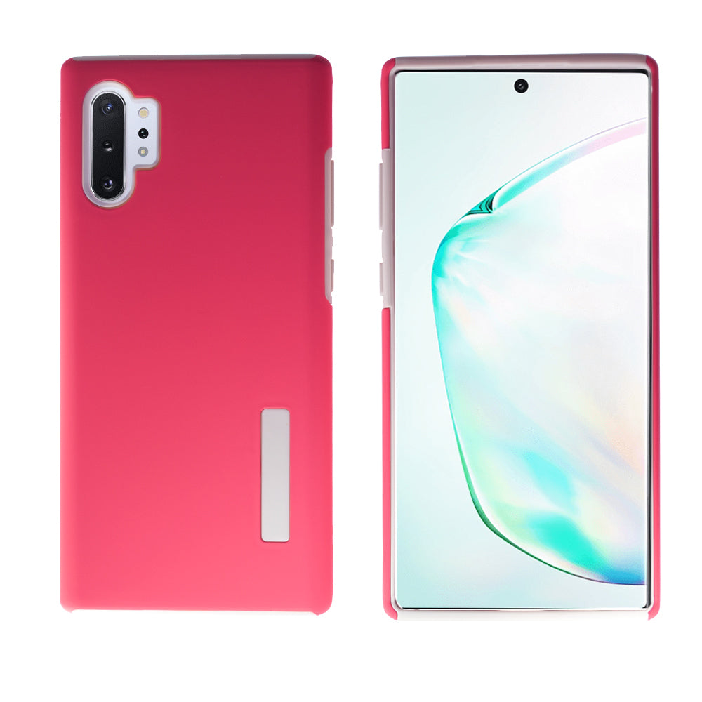 Note 10 Heavy Duty Dual Layer Protection Case Cover- STRAWBERRY PINK