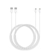 Just Wireless 6ft TPU Lightning to USB-A Cable Dual Pack - White