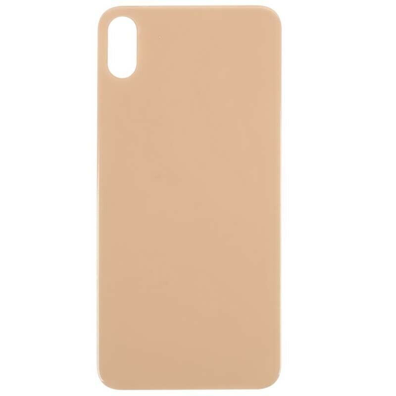 Apple iPhone XS Max Gold Replacement Backdoor Glass-No Logo