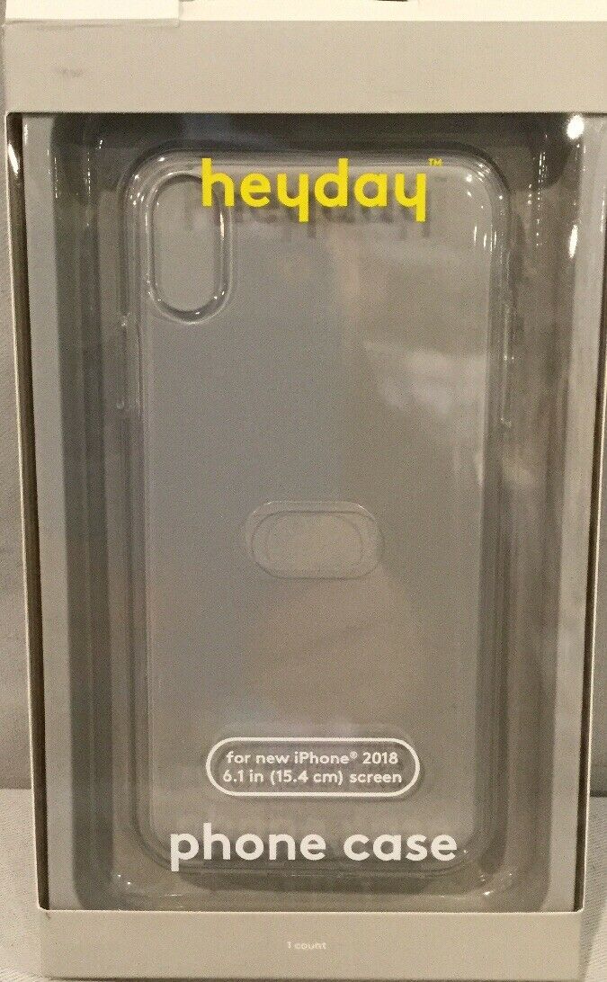Heyday Clear Hard Shell Case For The Apple IPhone XR