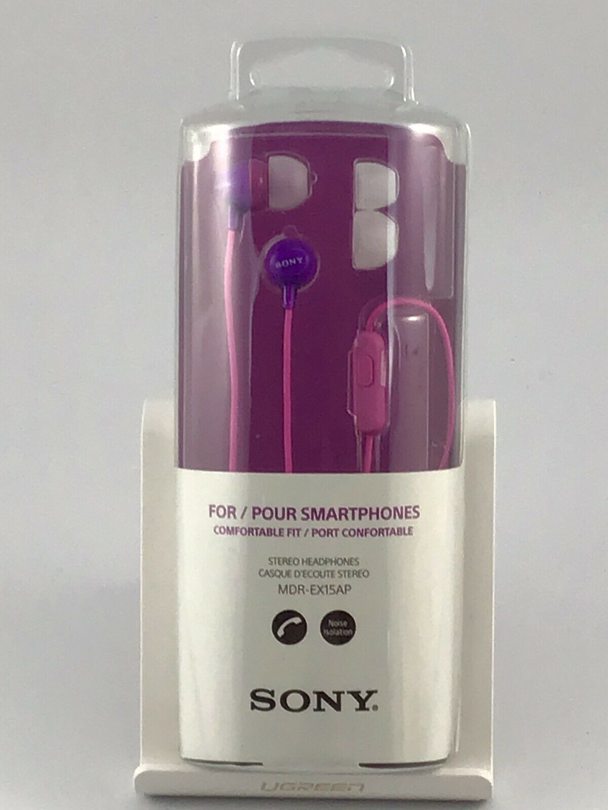 Sony Fashionable Wired Headset for Smartphones - Violet