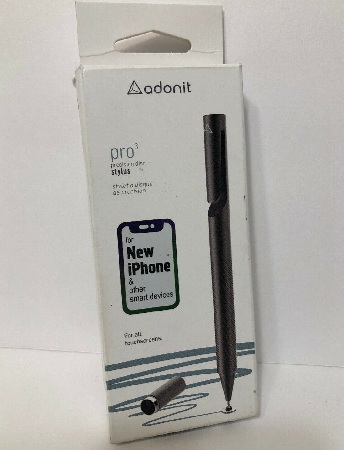 Adonit Pro 3 Precision Disc Stylus for All Touchscreens (Black)