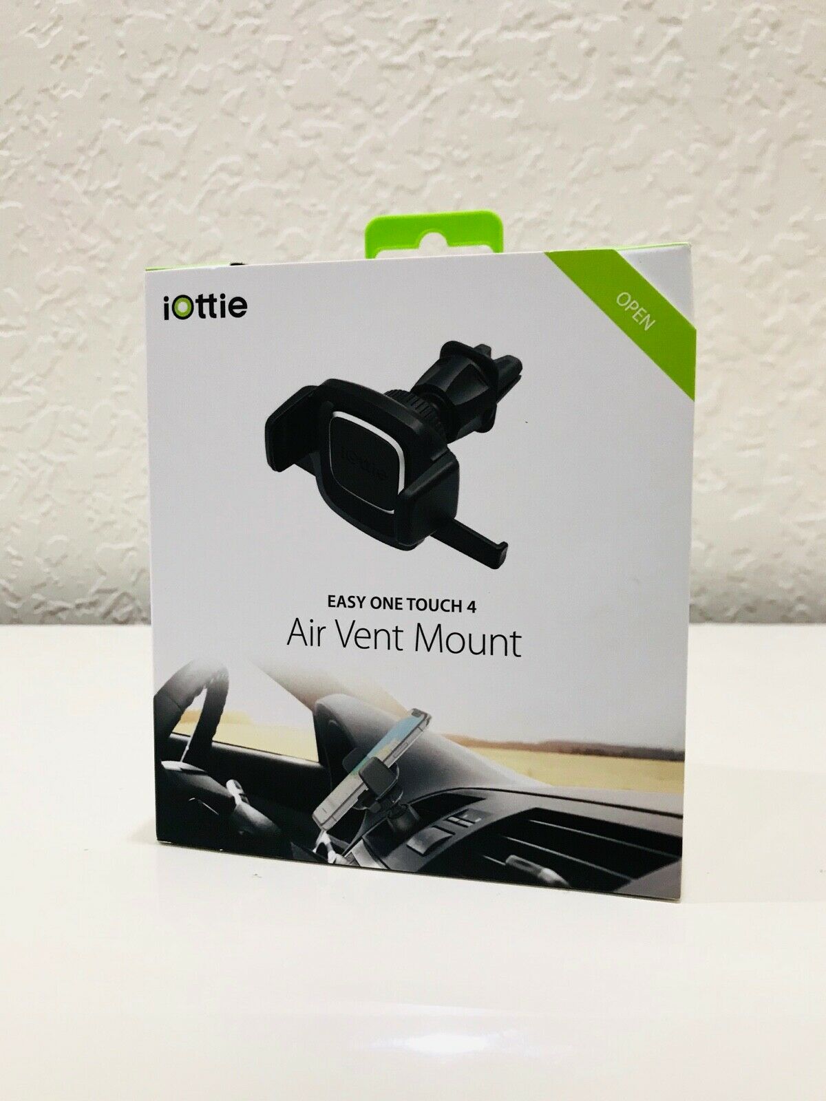 iOttie HLCRIO126RT Easy One Touch 4 Vent Mount Mobile Smart Phones Black New