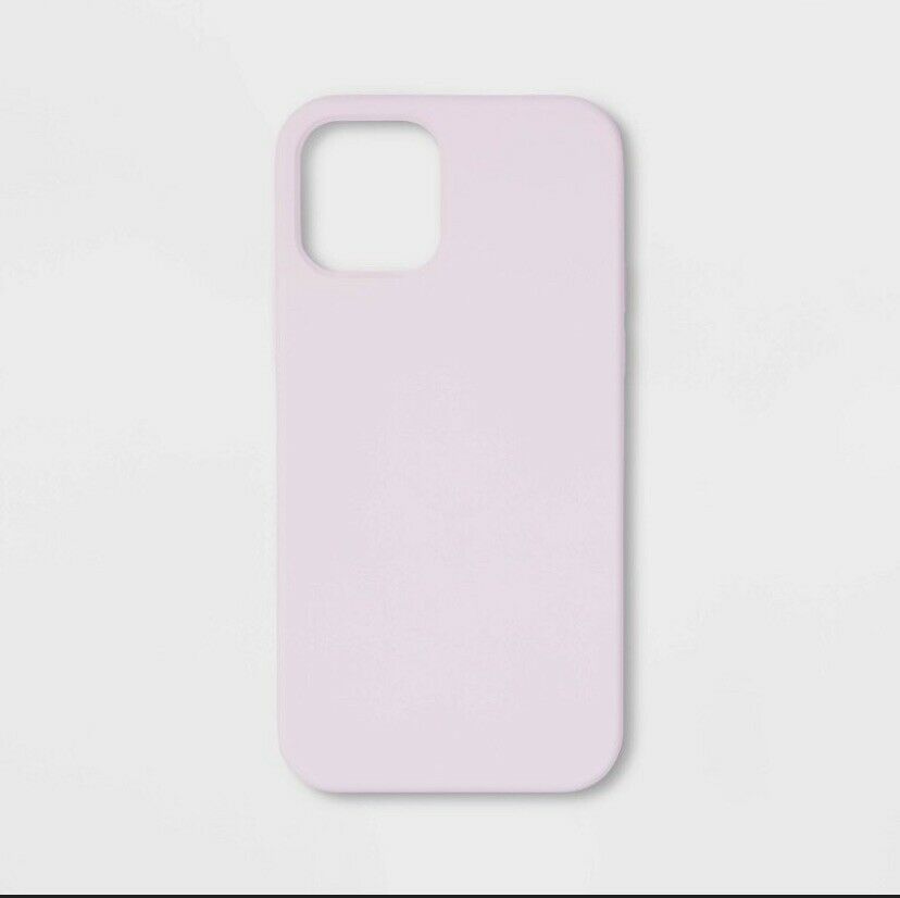 Heyday Apple iPhone 12/iPhone 12 Pro Light Pink Silicone Phone Case A003