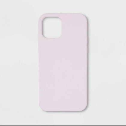 Heyday Apple iPhone 12/iPhone 12 Pro Light Pink Silicone Phone Case A003
