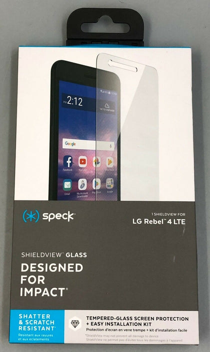 SPECK Shieldview Glass Tempered Screen Protection for LG Rebel 4 LTE