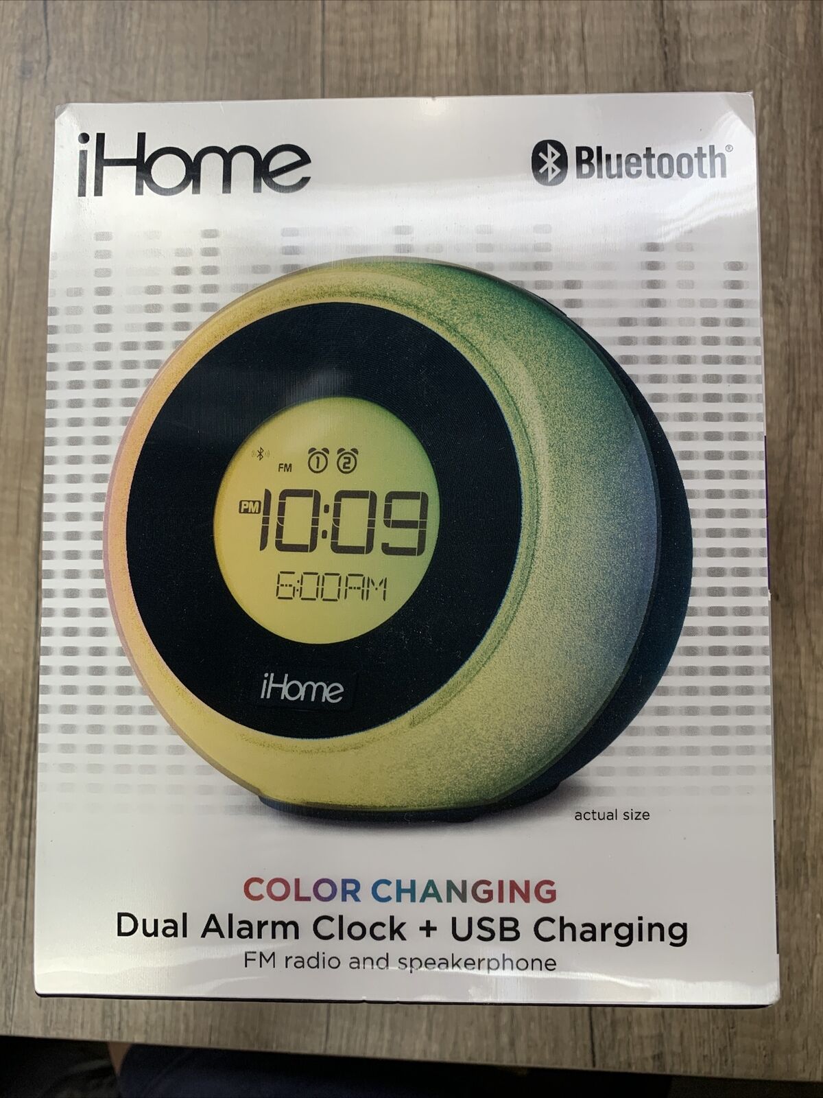 iHome Bluetooth Color Changing Clock Radio