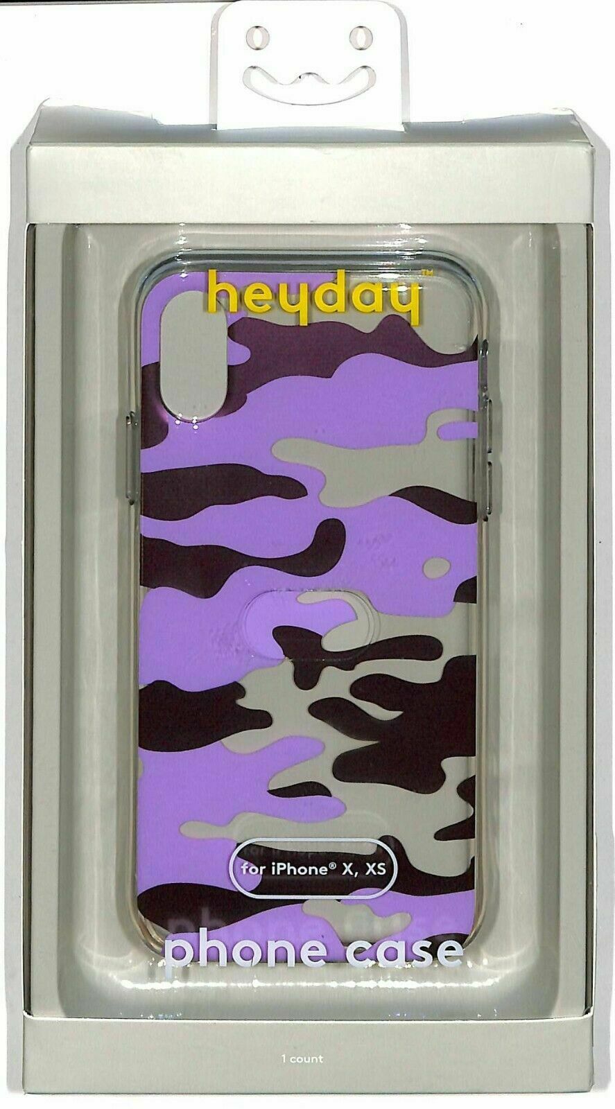 Heyday Purple Camo Case for iPhone X, XS