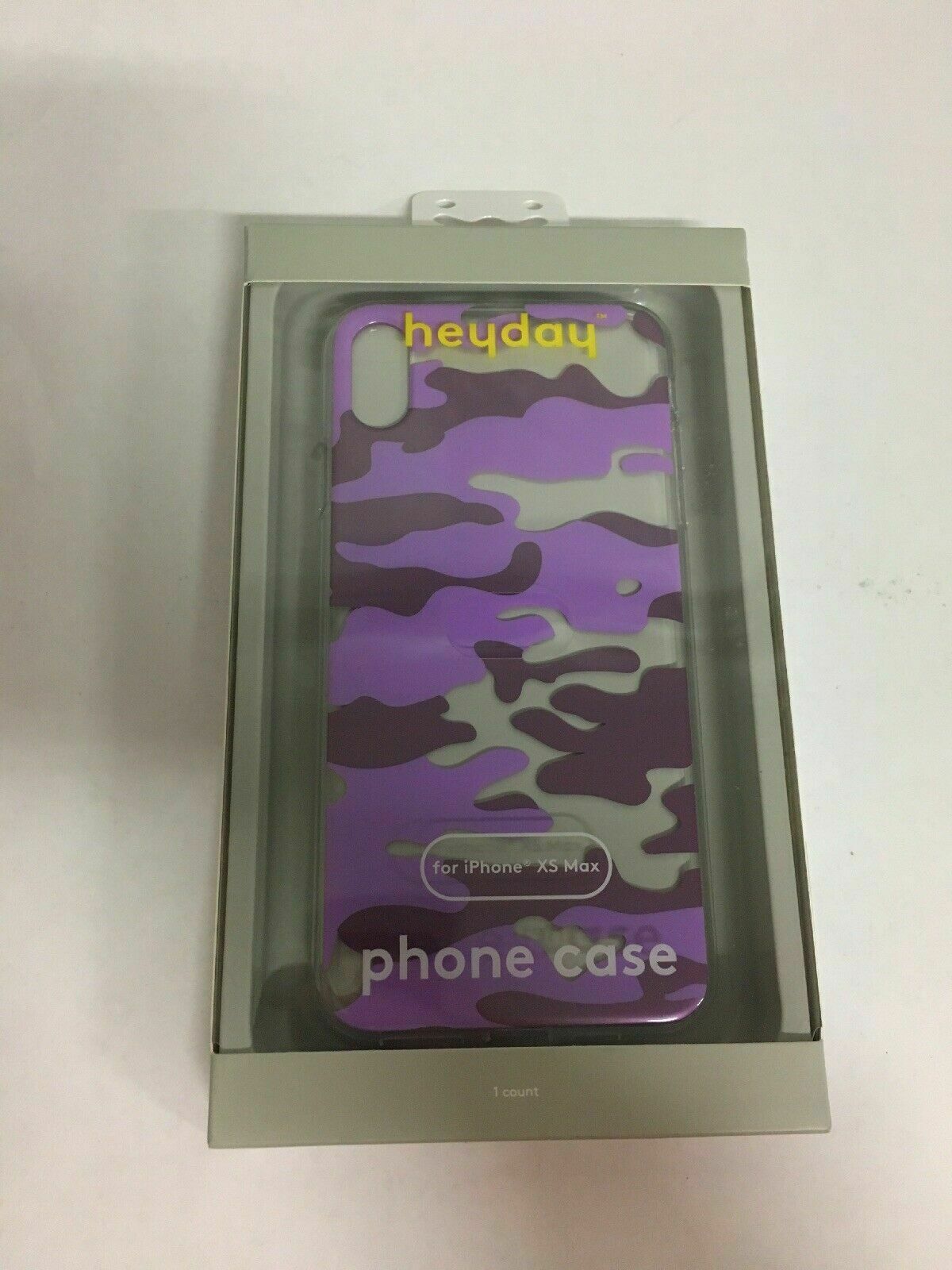Heyday Apple iPhone XS Max Purple Camo iPhone Case