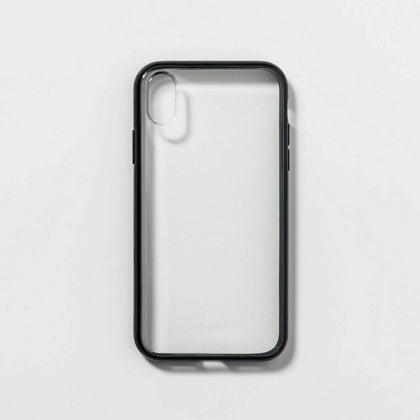 heyday Apple iPhone XR Clear Bumper Case - Black Bumper NIB