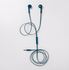 heyday™ Wired In-Ear Flat Cable Earbuds - Dark Teal