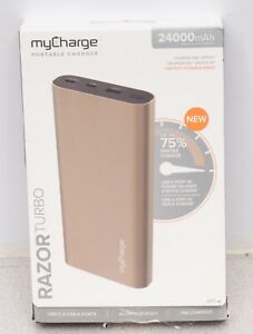 myCharge Razor Super Turbo 24,000mAh Portable Charger - Tan
