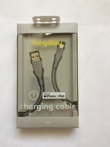Heyday 3' Lightning to USB-A PVC Round Cable - Wild Dove 