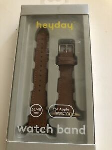 Heyday Apple Watch 38mm Leather Band - Brown 