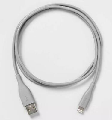 heyday™ 3' Lightning to USB-A PVC Round Cable - Wild Dove